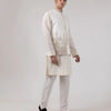 Ivory Regal Border Jacket Set