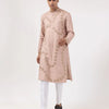 Blush Garland Silk Kurta