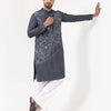 Slate Resham Lehar Embroidered Kurta