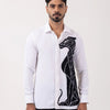 Monochrome Mosaic Panther Shirt