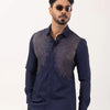 Navy Grid Golden Pita Shirt