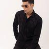 Noir Glitch Embellished Shirt