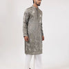 Ash Resham Jaal Silk Kurta