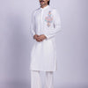 Ivory Palace Garden Embroidered Kurta Set