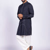Grey Wave Hand-Embroidered Kurta Set