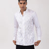 Ivory Mirror Stripe Shirt