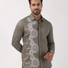 Olive Dandelion Bloom Shirt