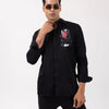 Black Symbiote Shard Embroidered Shirt